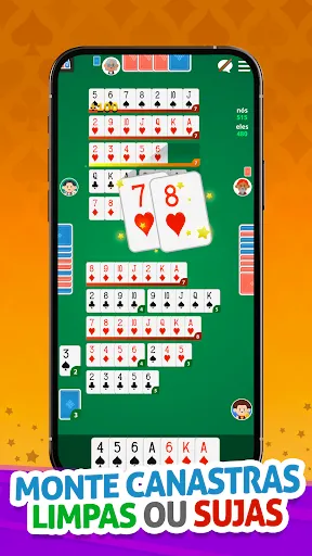 Скриншот 3 — Buraco MegaJogos - Canastra
