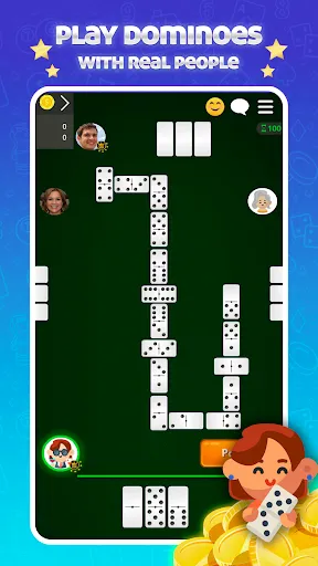 Скриншот 1 — Dominoes Online - Classic Game