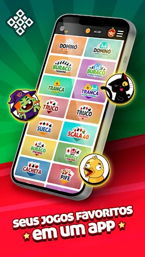 Скриншот 1 — MegaJogos: Cartas e Tabuleiro