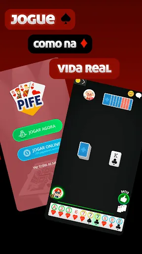 Скриншот 1 — Pife MegaJogos: Jogo de Cartas