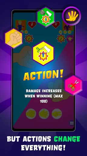 Скриншот 2 — Rock Paper Scissors Action!