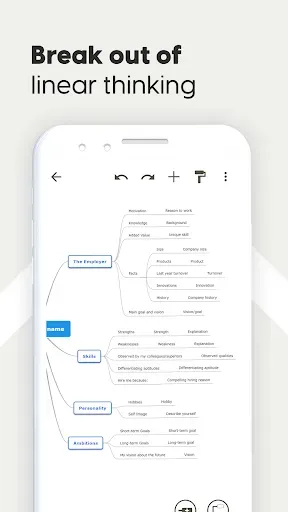 Скриншот 4 — Mindomo (интеллект-карты)