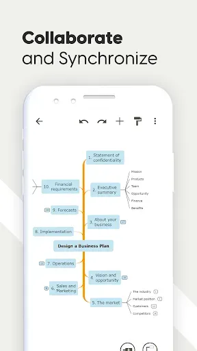 Скриншот 7 — Mindomo (интеллект-карты)