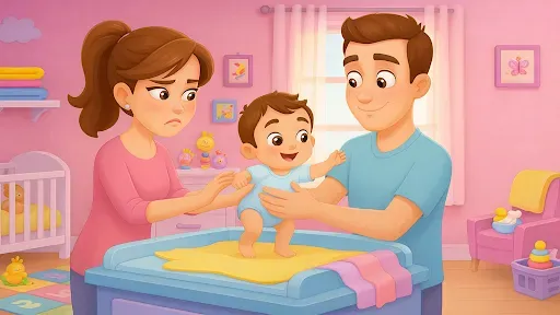 Скриншот 1 — Crazy Mommy vs Daddy Caring