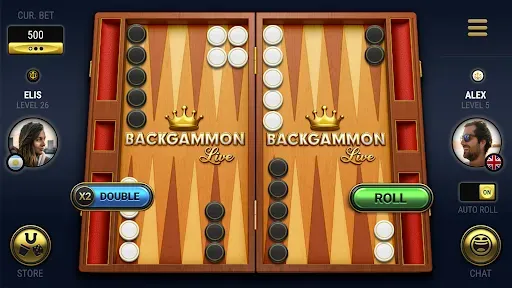 Скриншот 1 — Backgammon Live - нарды онлайн
