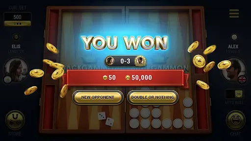 Скриншот 2 — Backgammon Live - нарды онлайн