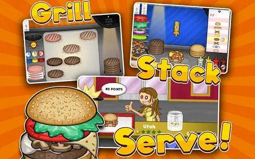 Скриншот 2 — Papa's Burgeria