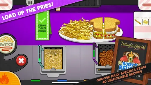 Скриншот 5 — Papa's Cheeseria To Go!