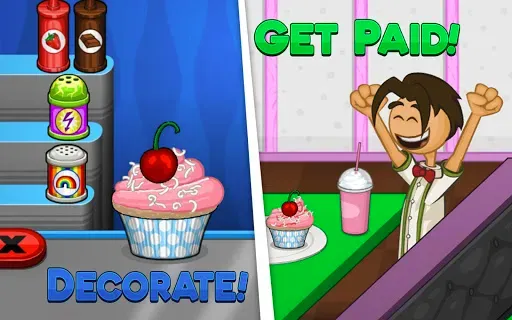 Скриншот 3 — Papa's Cupcakeria HD