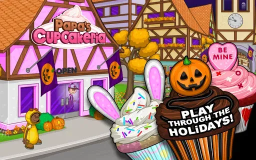 Скриншот 4 — Papa's Cupcakeria HD
