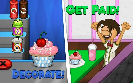 Скриншот 8 — Papa's Cupcakeria HD