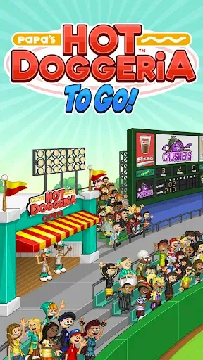 Скриншот 1 — Papa's Hot Doggeria To Go!