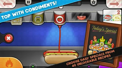 Скриншот 3 — Papa's Hot Doggeria To Go!