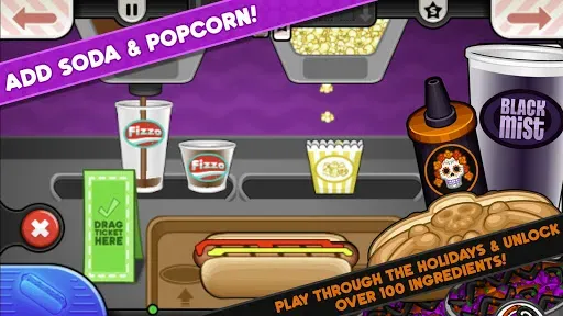 Скриншот 4 — Papa's Hot Doggeria To Go!