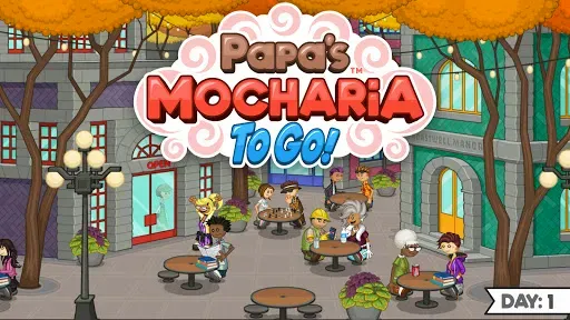 Скриншот 1 — Papa's Mocharia To Go!