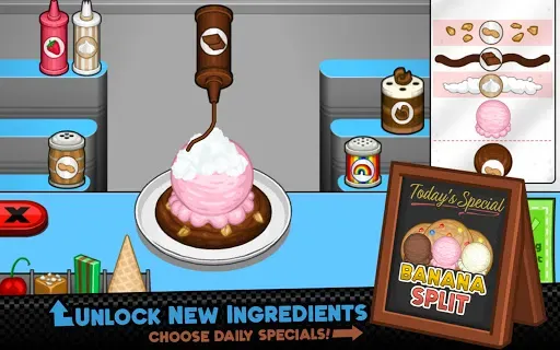 Скриншот 4 — Papa's Scooperia HD