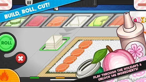 Скриншот 4 — Papa's Sushiria To Go!