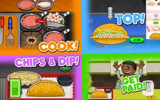 Скриншот 2 — Papa's Taco Mia HD
