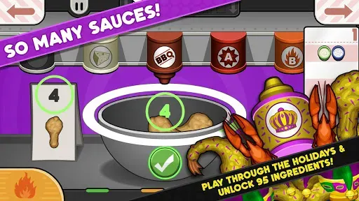 Скриншот 4 — Papa's Wingeria To Go!