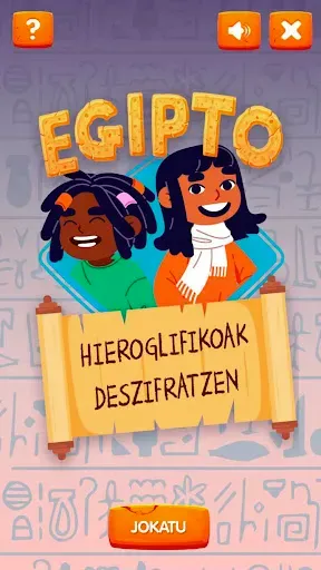 Скриншот 1 — Egipto: hieroglifikoak ebazten