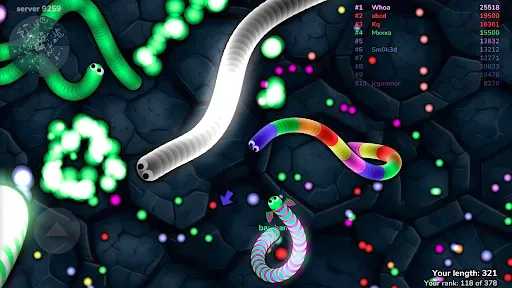 Скриншот 7 — slither.io