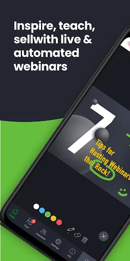 Скриншот 1 — ClickMeeting Webinar App