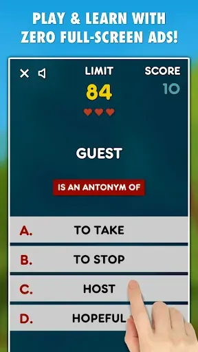Скриншот 2 — Antonyms Game