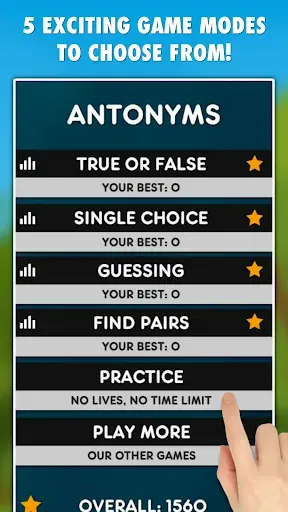 Скриншот 3 — Antonyms Game