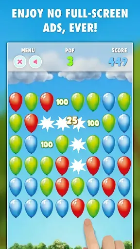 Скриншот 2 — Balloons Pop!