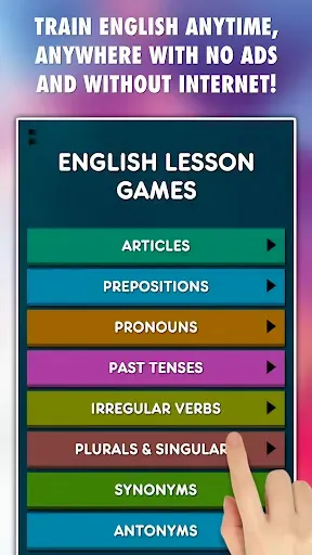 Скриншот 1 — English Grammar Games 10-in-1