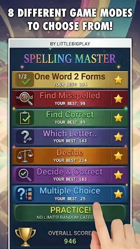 Скриншот 2 — Spelling Master PRO