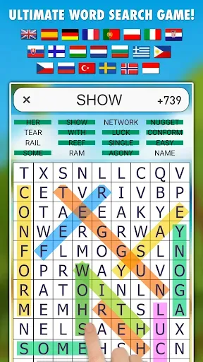 Скриншот 1 — Word Search Games PRO