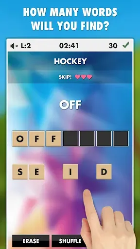 Скриншот 1 — Word Search Challenge PRO
