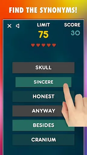 Скриншот 4 — Synonyms Game