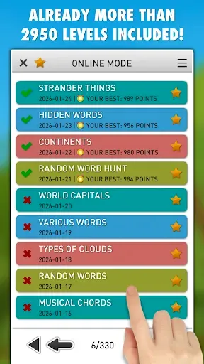 Скриншот 2 — Word Search Daily 3000+
