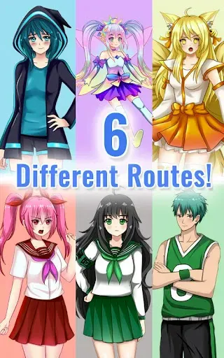 Скриншот 2 — Gacha Memories - Anime Visual 