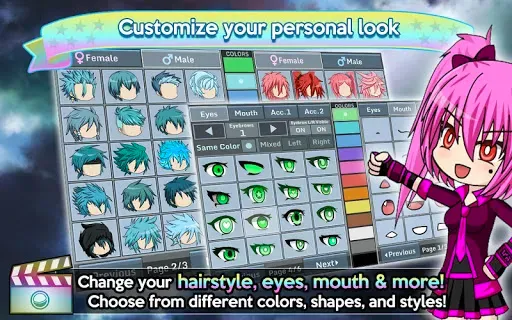 Скриншот 4 — Gacha Studio (Anime Dress Up)
