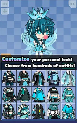 Скриншот 5 — Pocket Chibi - Anime Dress Up