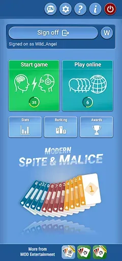 Скриншот 1 — Modern Spite & Malice