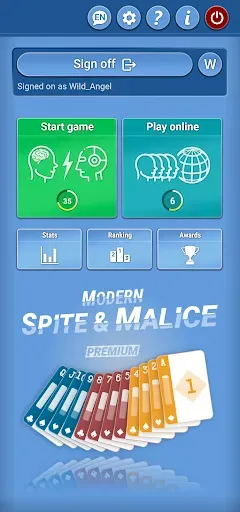 Скриншот 1 — Modern Spite & Malice Premium