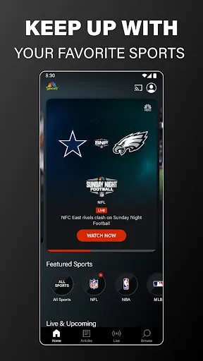 Скриншот 1 — NBC Sports