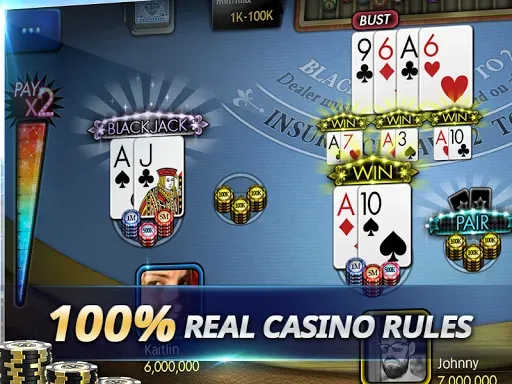 Скриншот 1 — Blackjack - World Tournament