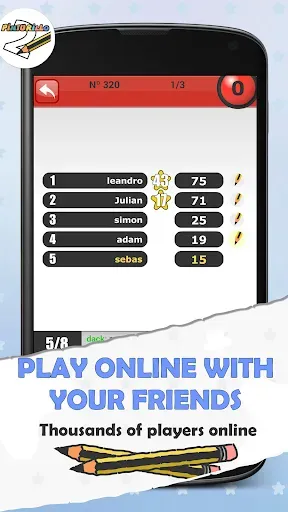Скриншот 2 — Pinturillo 2 - Draw and guess