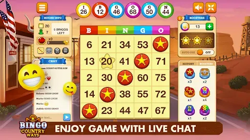 Скриншот 1 — Bingo Country Ways: Live Bingo