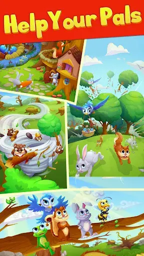 Скриншот 7 — Forest Rescue: Match 3 Puzzle