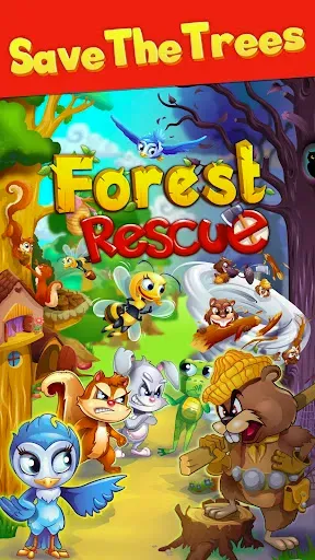 Скриншот 8 — Forest Rescue: Match 3 Puzzle