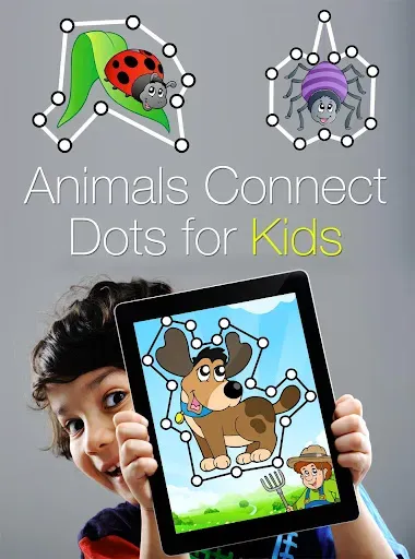 Скриншот 1 — Animals - Connection dots