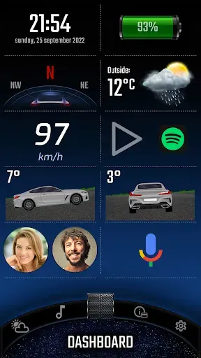 Скриншот 1 — Car Digital Cockpit - CARID