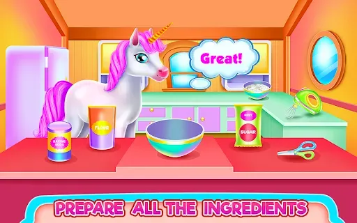 Скриншот 5 — Cute Unicorn Caring & Dressup