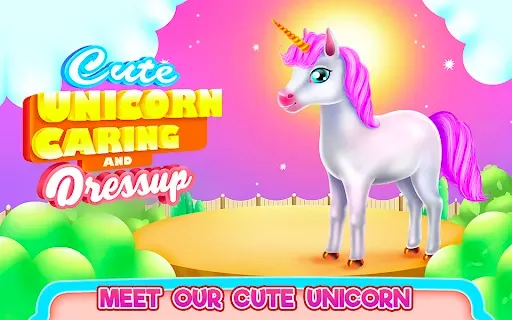 Скриншот 8 — Cute Unicorn Caring & Dressup